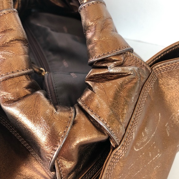 LOEWE Metallic Bronze Soft Leather Hobo Tote - Picture 14 of 14